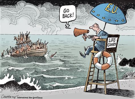 Political cartoon World European Union Migrants | The Week