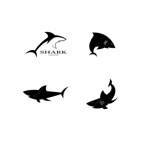 Premium Vector | Shark logo vector template illustration design