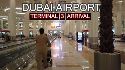 DUBAI AIRPORT TERMINAL 3 ARRIVAL 2020 - YouTube