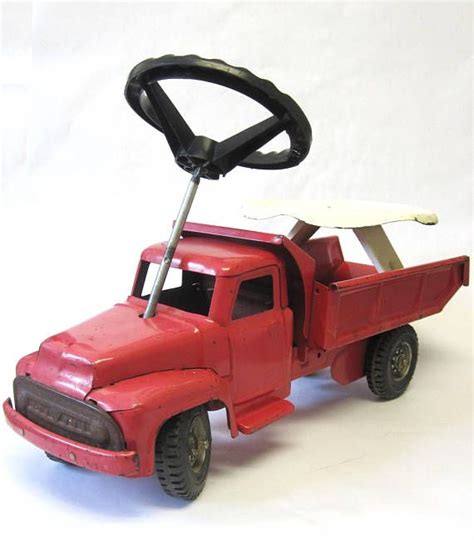 Buddy L Sit-N-Ride Vintage Metal Toy Truck 1960s Red Toy Dump | Toy trucks, Classic chevy trucks ...