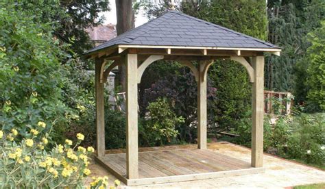 Square Gazebo Range - Chart Garden Buildings