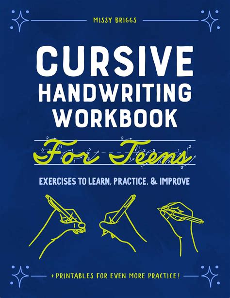 Cursive Handwriting Workbook for Teens | Book by Missy Briggs ...