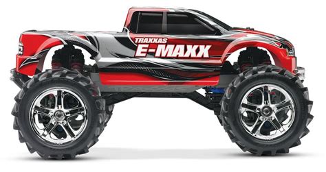 Buy 39036-4 RED - Traxxas E-Maxx 1/10 Scale 4WD Electric Red at a price of $369.99 in the USA ...