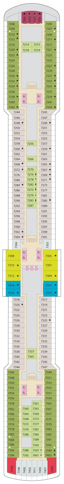 Carnival Luminosa deck plans - Cruiseline.com