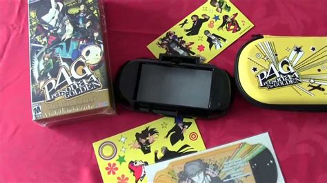 [UNBOXING] Persona 4 Golden Edition for the PS Vita - YouTube