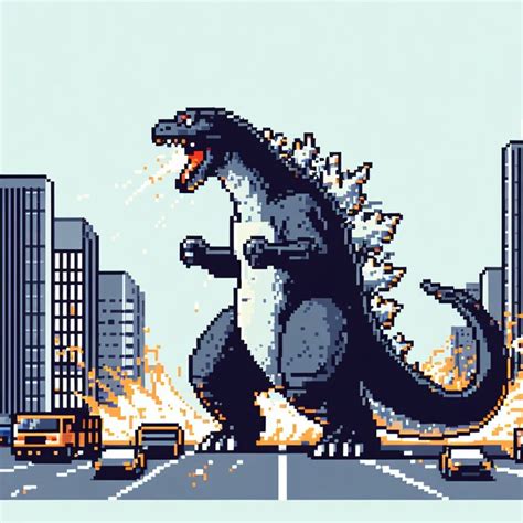 Download Pixel, Godzilla, Reptile. Royalty-Free Stock Illustration Image - Pixabay