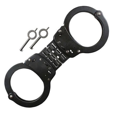 Smith & Wesson Blue Hinged Handcuffs Model 300 | Zahal