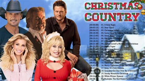 Top 50 Country Christmas Songs of All Time 🎄 Country Christmas Music Playlist 🎄 Country ...