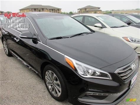 2016 Phantom Black Hyundai Sonata Sport #113061482 Photo #5 | GTCarLot.com - Car Color Galleries