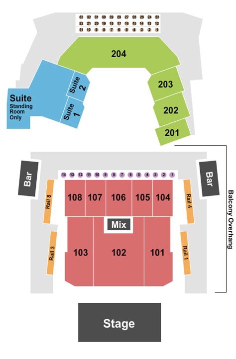 The Astro - NE Seating Chart & Seat Map