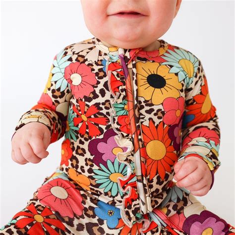 Moonbeam Footie Ruffled Zippered One Piece - Newborn / Tan in 2022 | One piece, Footies, How to wear