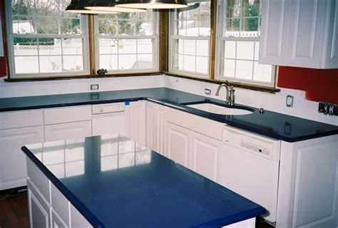 Cobalt Blue Kitchen Countertops | Blue kitchen countertops, Blue countertops, Cobalt blue kitchens