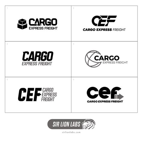 Cargo Express Freight Logo Design | Sir Lion Labs