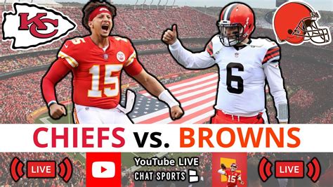 Chiefs vs. Browns Live Streaming Scoreboard, Play-By-Play, Highlights ...