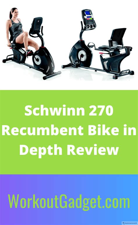 The Schwinn 270 Recumbent Bike is the top product in Schwinn's reclined bike collection. It's ...