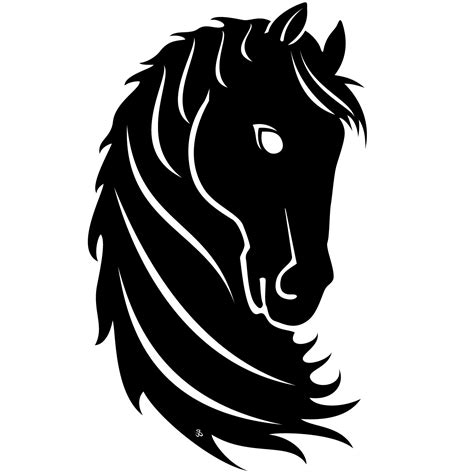 Free Horse Head Silhouette, Download Free Horse Head Silhouette png ...