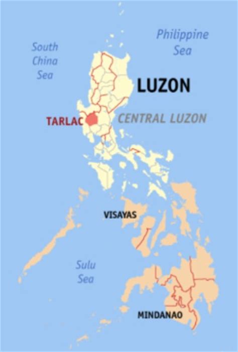 Tarlac Philippines Map