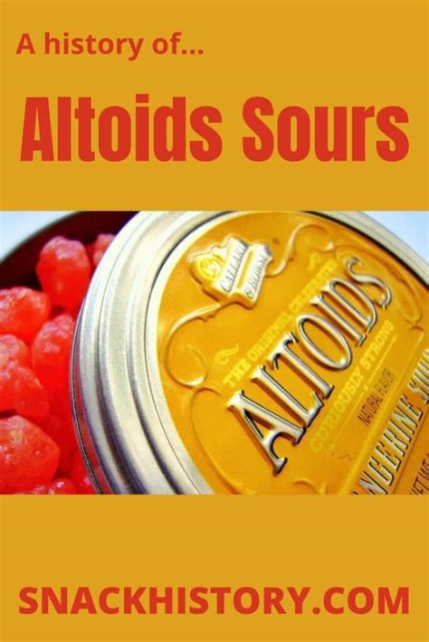 Altoids Sours (History, Pictures & Commercials) - Snack History