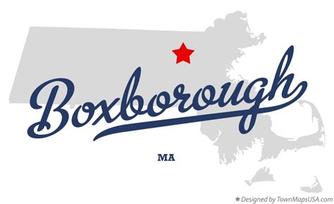 Map of Boxborough, MA, Massachusetts