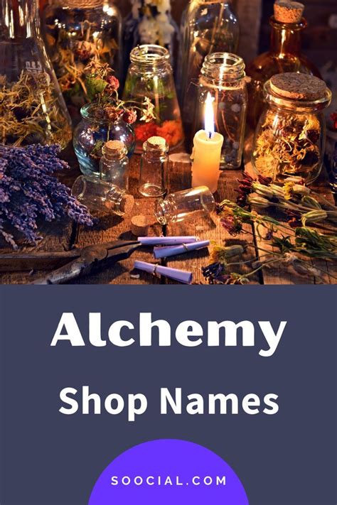 333 Alchemy Shop Name Ideas To Make Dreams Come True | Shop name ideas, New business names ...