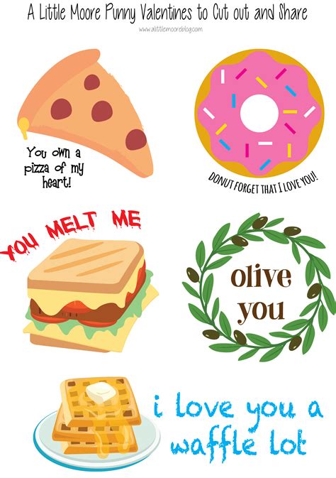 Free Printable Valentines Day Punny Cards to print and share