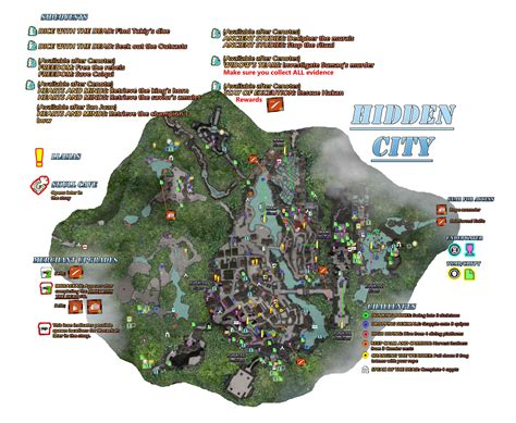 Shadow of the Tomb Raider Hidden City Collectible Map Map for ...