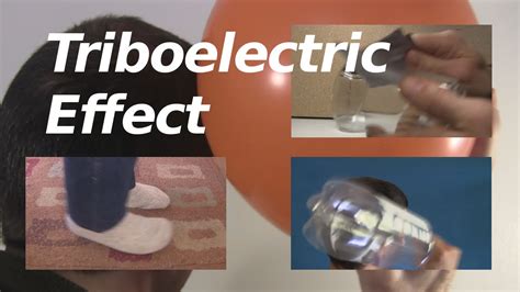 Triboelectric effect/series or triboelectricity - YouTube