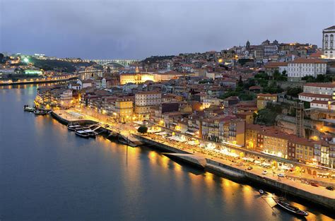 Porto At Night Photograph by Michal Cialowicz - Fine Art America