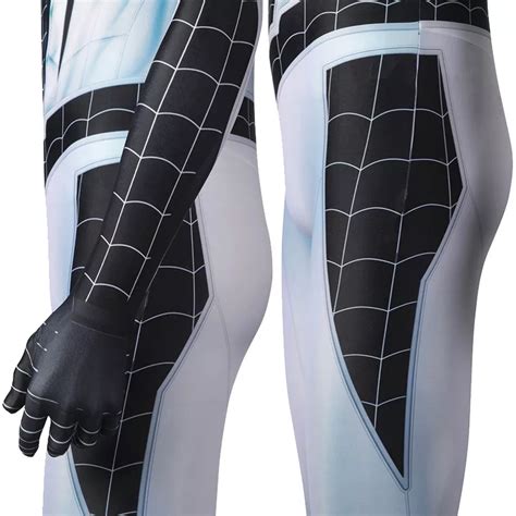 Peter Parker Cosplay Costumes, 3D Negative Suit Zentai Jumpsuit for Men ...