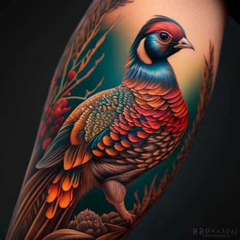 54 Pheasant Tattoo Ideas - TattooClue.com