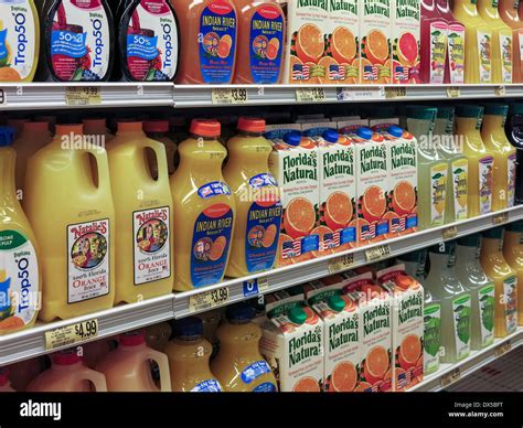 Orange Juice Brands, Publix Super Market in Flagler Beach, Florida ...