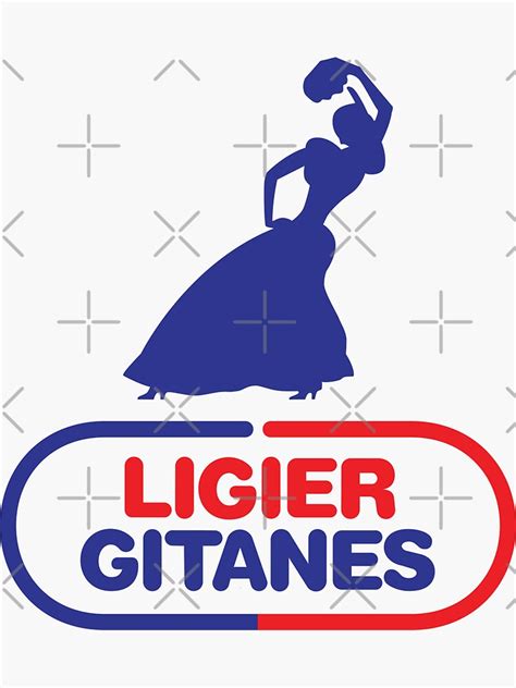 Ligier Gitanes F1 Team 1975-1980 Small Logo Greeting Card ...