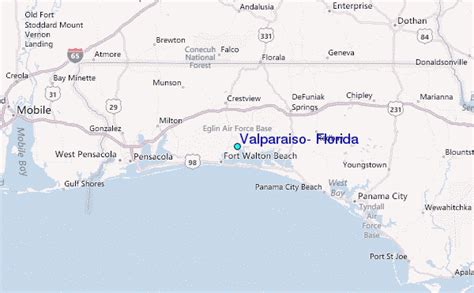 Valparaiso, Florida Tide Station Location Guide