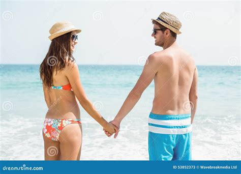 Happy couple smiling stock image. Image of holiday, attractive - 53852373