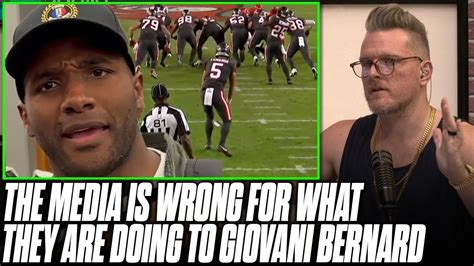 Pat McAfee GOES IN On Media That Criticized Giovani Bernard Turning ...