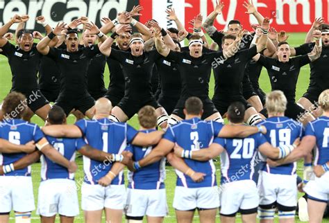 New Zealand Haka Hakka Rugby World Editorial Stock Photo - Stock Image ...