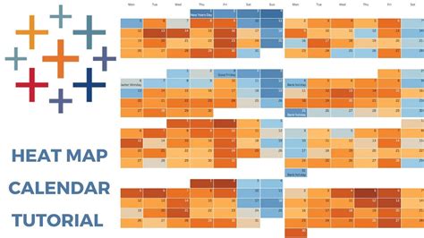 TABLEAU HEAT MAP CALENDAR - YouTube