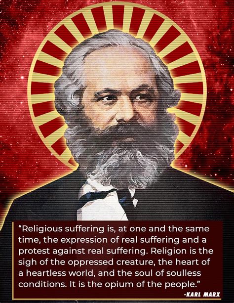 STOP taking Marx's 'opium of the people' quote out of context. Respect the faiths of our fellow ...