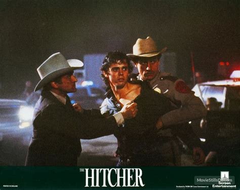 The Hitcher publicity still of C. Thomas Howell & Jeffrey DeMunn | The hitcher, Horror movie ...