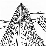 Colorful Skyscraper Building Coloring Page 20993 16588 sketch template