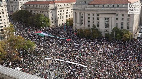 Just 1 arrest after pro-Palestinian DC protest spurs acts of vandalism ...