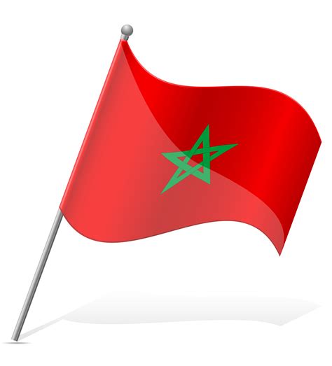 flag of Morocco vector illustration 515482 Vector Art at Vecteezy