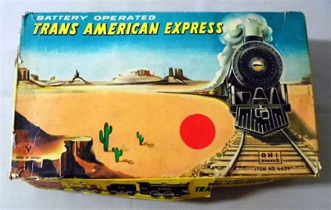 Vintage Japanese Tin Toy: Trans American Express Toy Train… | Flickr