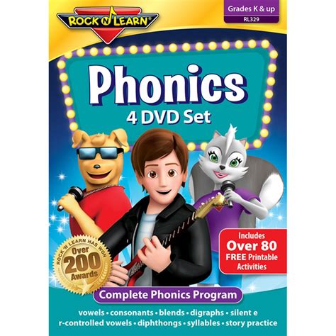 Rock 'N Learn Phonics 4-DVD Set - RL-329 | Rock N Learn | DVD & VHS