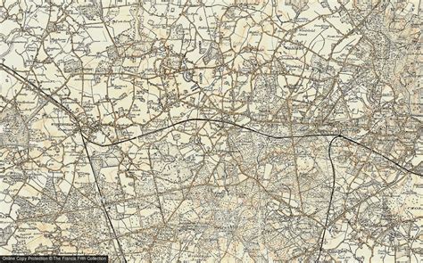 Historic Ordnance Survey Map of Bracknell, 1897-1909