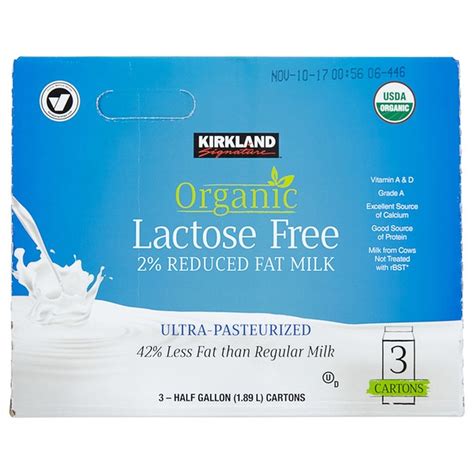 Kirkland Signature Organic Lactose Free Milk (64 oz) Delivery or Pickup Near Me - Instacart