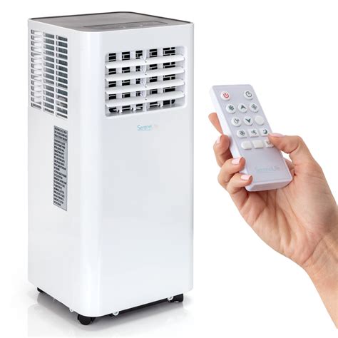 SereneLife Compact Freestanding Portable Air Conditioner - 10,000 BTU Indoor Free Standing AC ...