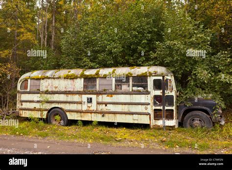 Junk school bus hi-res stock photography and images - Alamy