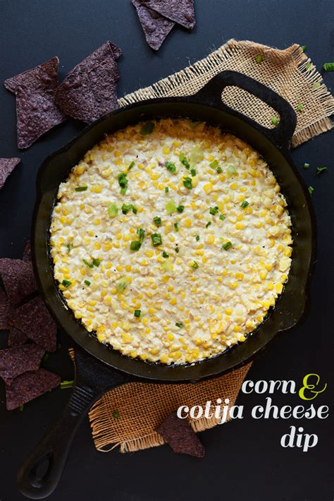 Corn and Cotija Cheese Dip | Minimalist Baker Recipes