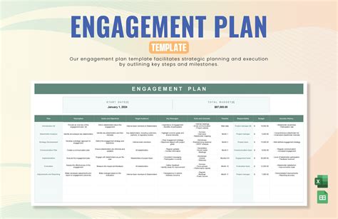 Engagement Plan Template in Excel, Google Sheets - Download | Template.net